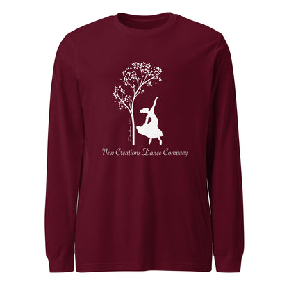 Performance | Long Sleeve Tee | New Creations Dance Company | Alt Logo