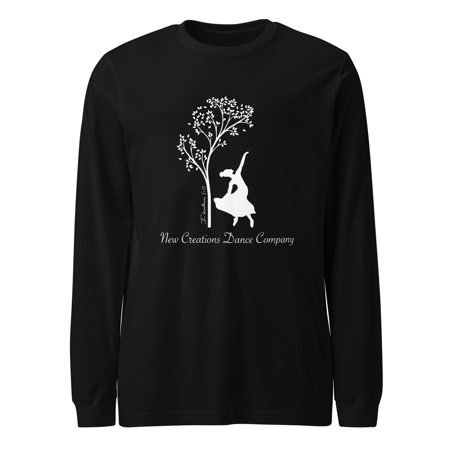 Performance | Long Sleeve Tee | New Creations Dance Company | Alt Logo