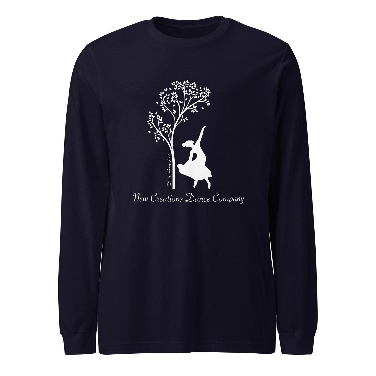 Performance | Long Sleeve Tee | New Creations Dance Company | Alt Logo
