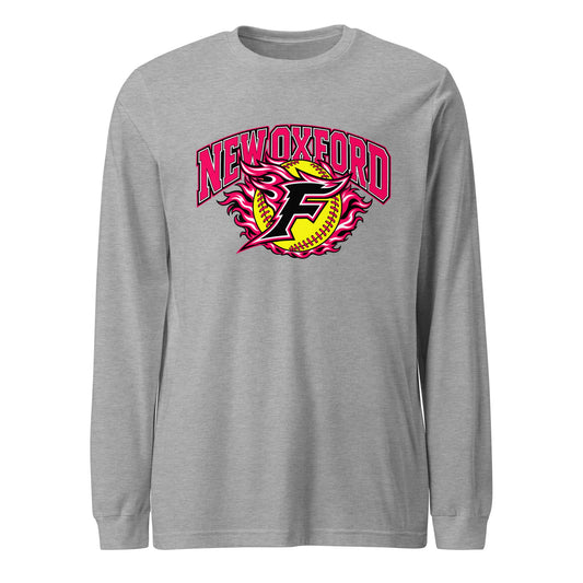 Performance | Long Sleeve Tee | New Oxford Girls Softball Association | Vanguard Logo