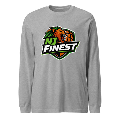 Performance | Long Sleeve Tee | NJ Finest AAU Elite | Emblem Logo