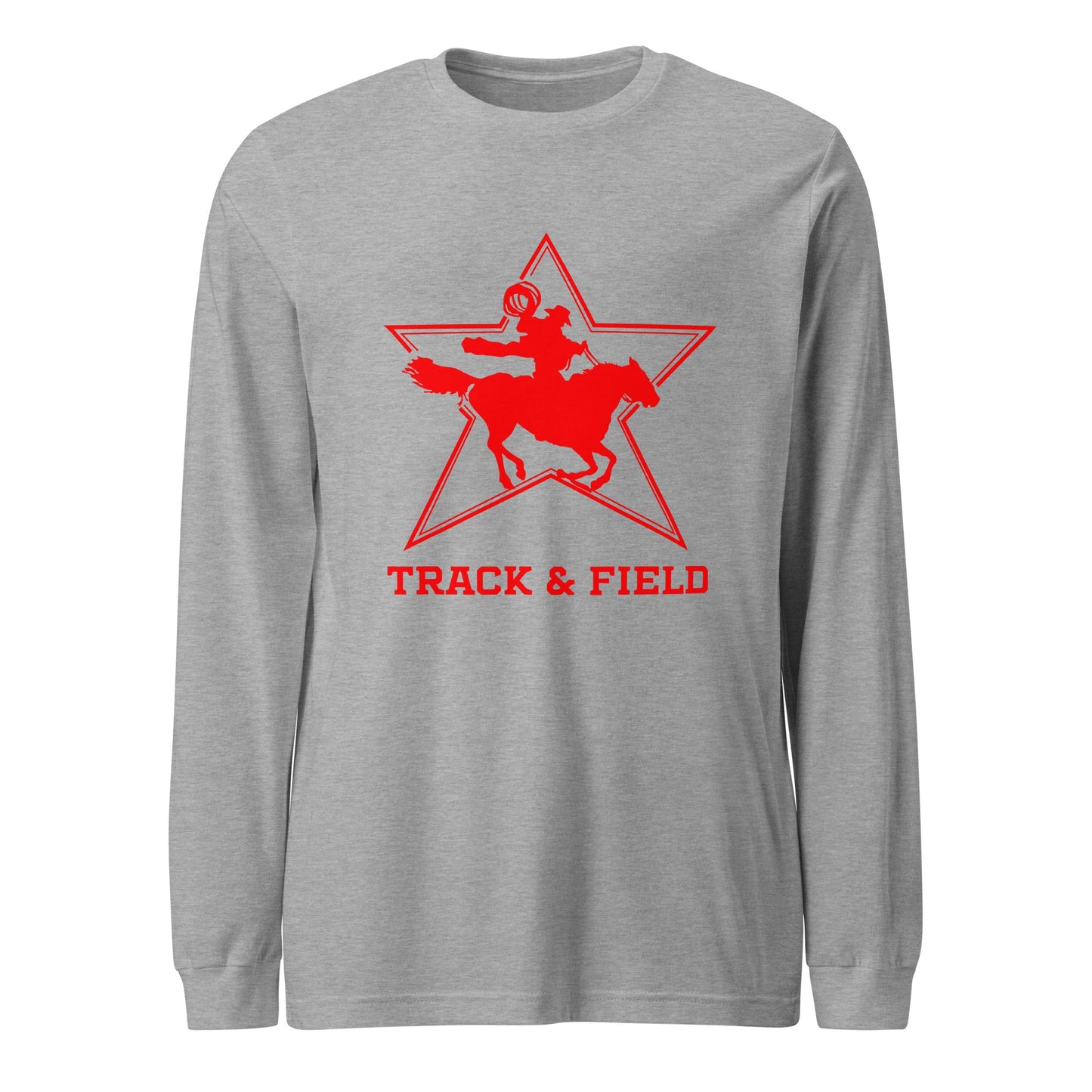 Performance | Long Sleeve Tee | North Lake Track and Field | Cowboy T&F Logo