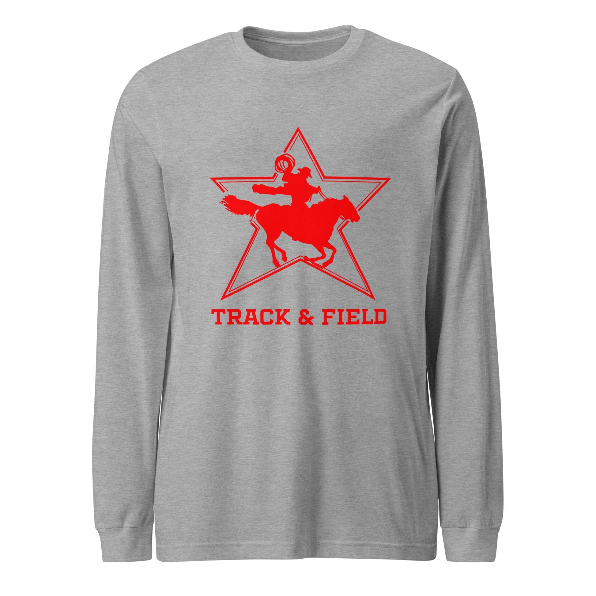 Performance | Long Sleeve Tee | North Lake Track and Field | Cowboy T&F Logo