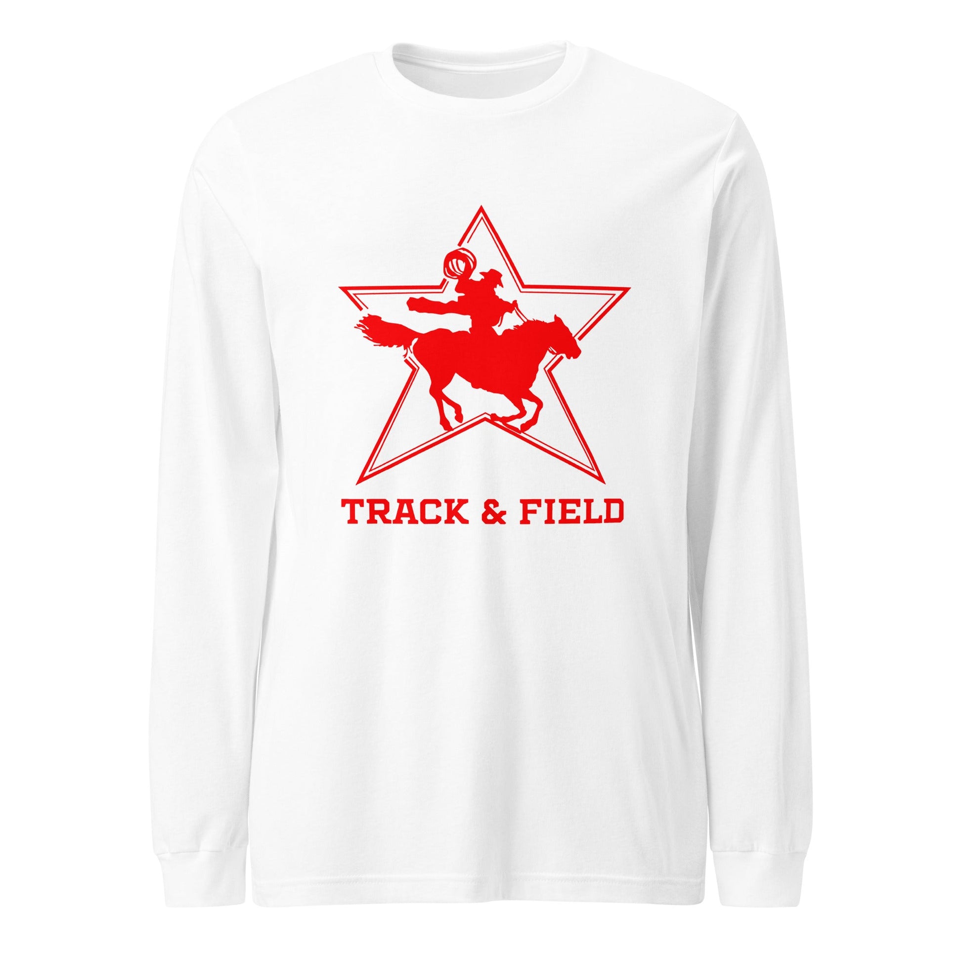 Performance | Long Sleeve Tee | North Lake Track and Field | Cowboy T&F Logo