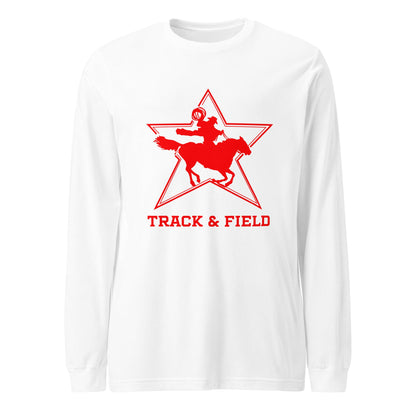 Performance | Long Sleeve Tee | North Lake Track and Field | Cowboy T&F Logo