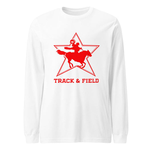 Performance | Long Sleeve Tee | North Lake Track and Field | Cowboy T&F Logo