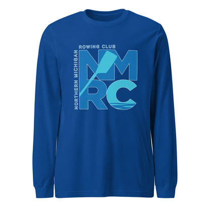 Performance | Long Sleeve Tee | Northern Michigan Rowing | Modern Script Logo