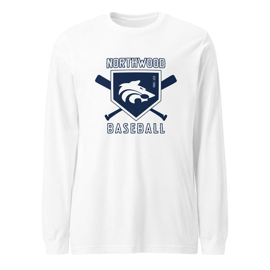 Performance | Long Sleeve Tee | Northwood High School Baseball | Emblem Logo