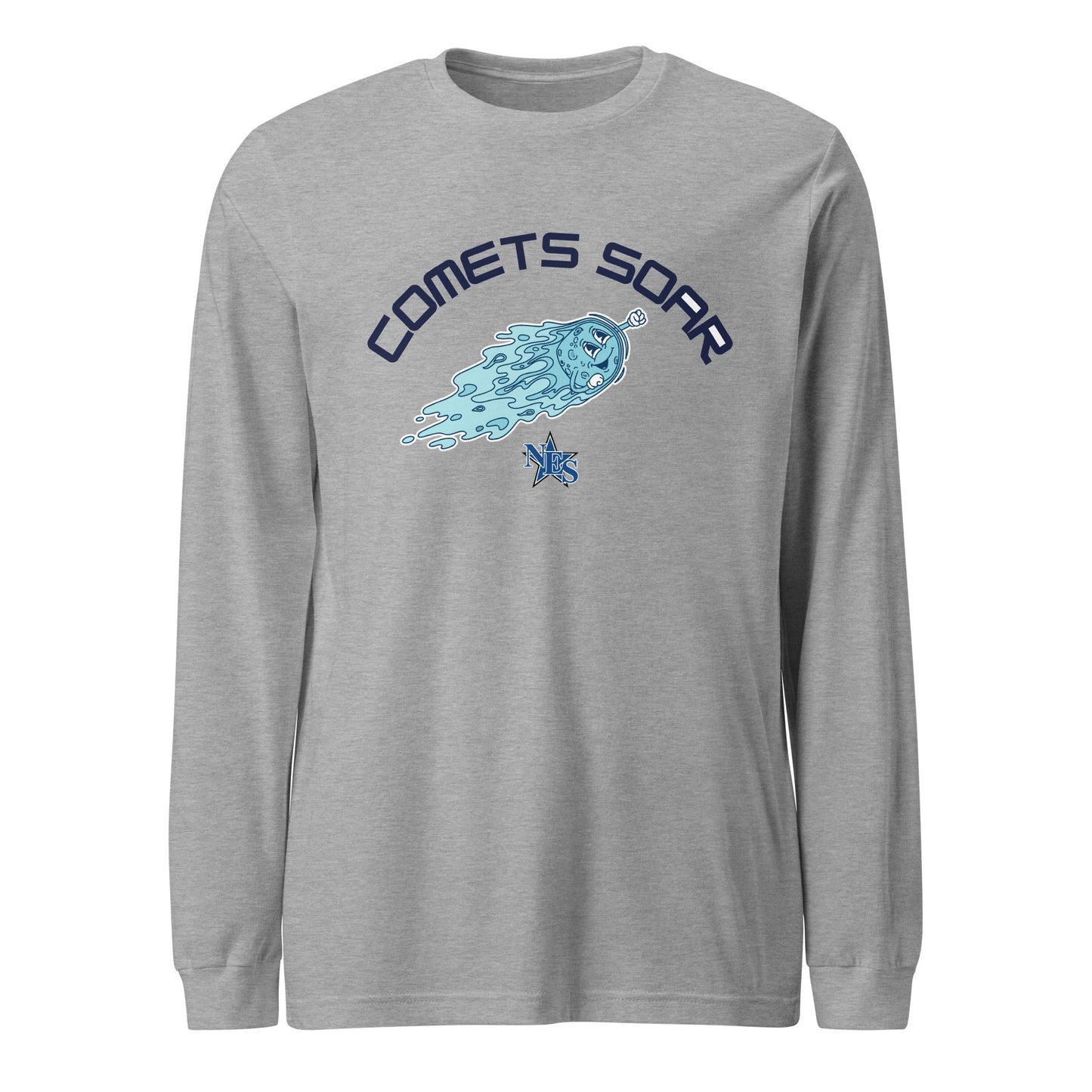 Performance | Long Sleeve Tee | Norton Elementary School | Comets Soar Logo