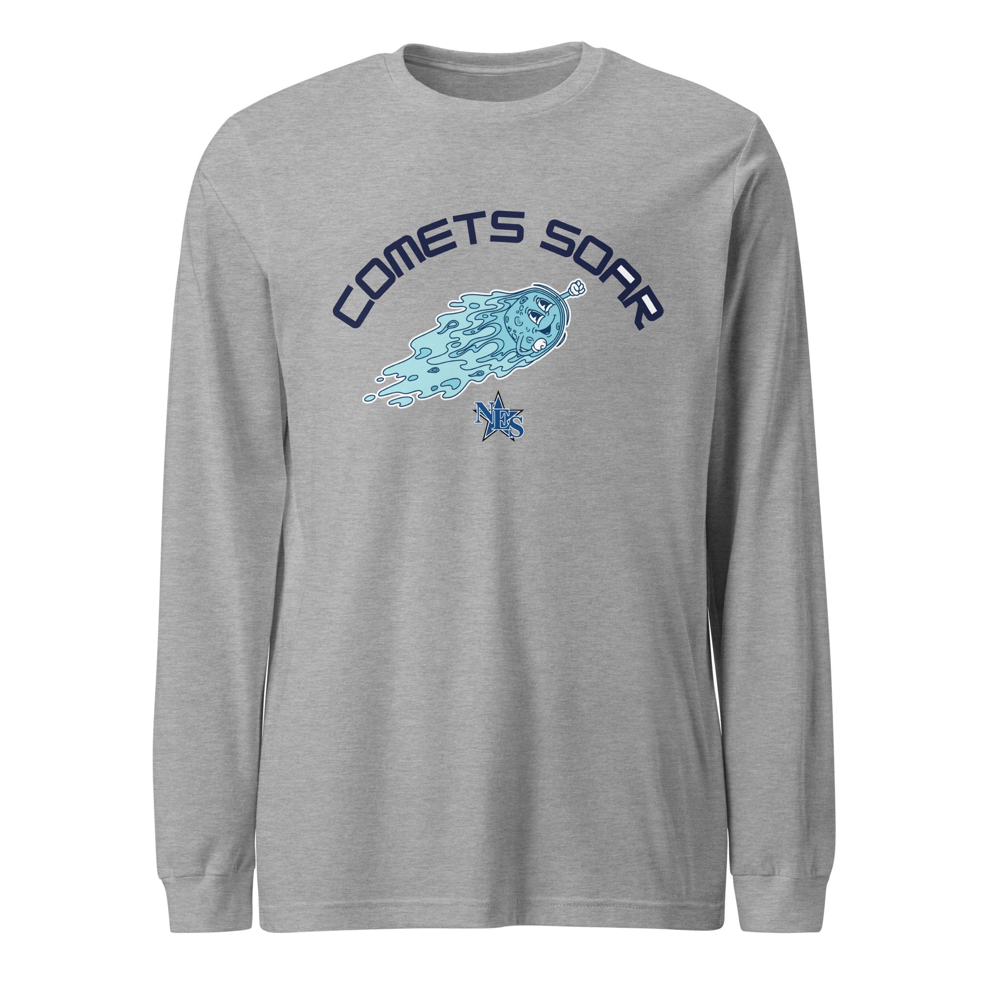 Performance | Long Sleeve Tee | Norton Elementary School | Comets Soar Logo