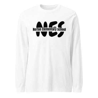 Performance | Long Sleeve Tee | Norton Elementary School | NES Script Logo