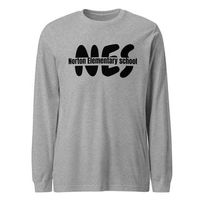 Performance | Long Sleeve Tee | Norton Elementary School | NES Script Logo