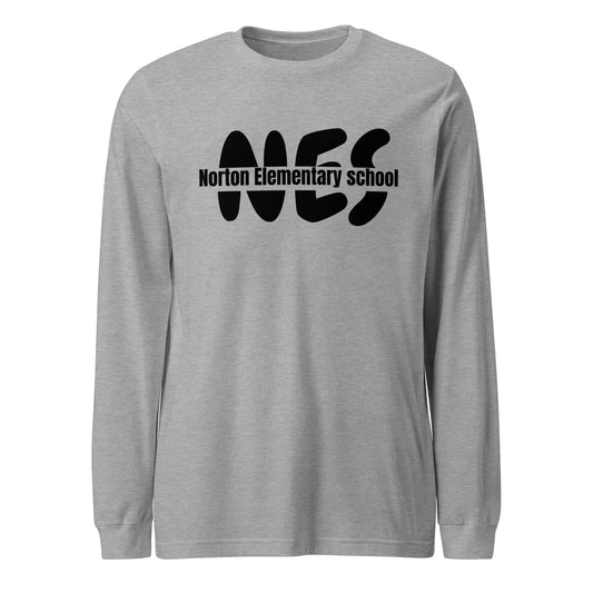 Performance | Long Sleeve Tee | Norton Elementary School | NES Script Logo