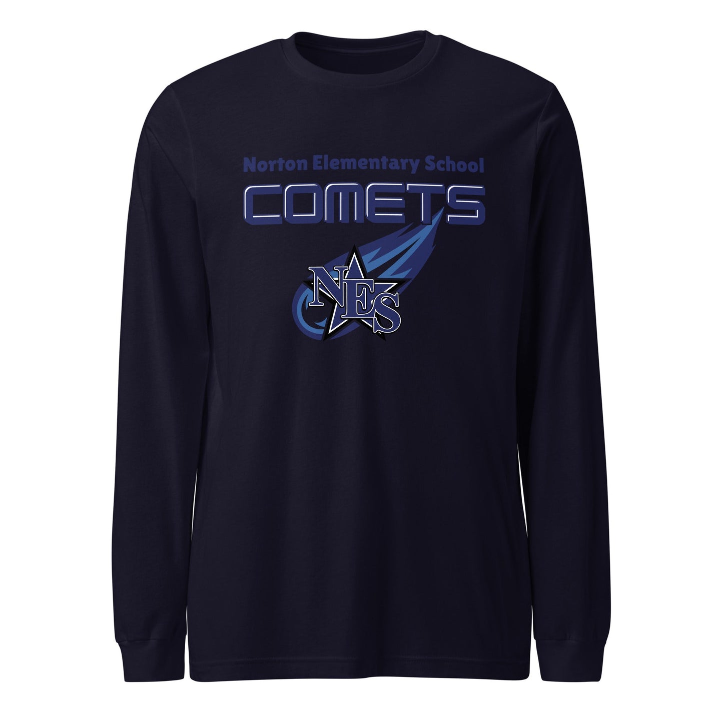 Performance | Long Sleeve Tee | Norton Elementary School | Space Script Logo