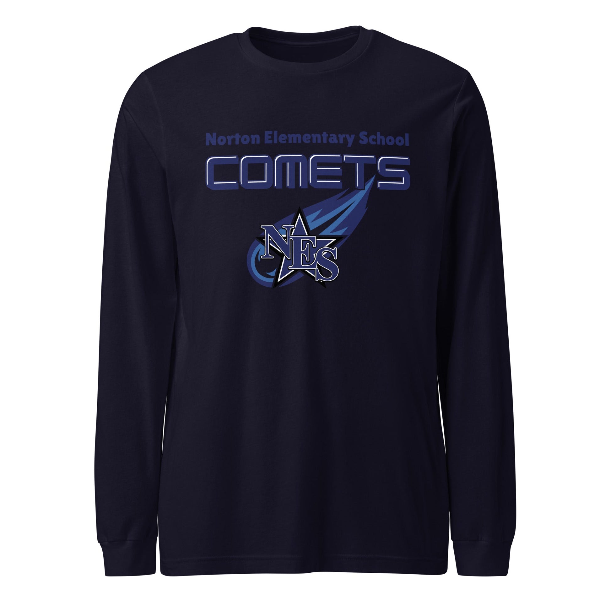 Performance | Long Sleeve Tee | Norton Elementary School | Space Script Logo