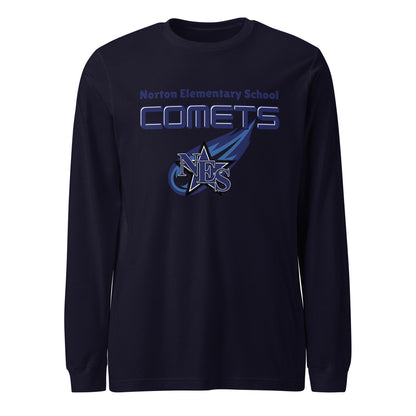 Performance | Long Sleeve Tee | Norton Elementary School | Space Script Logo