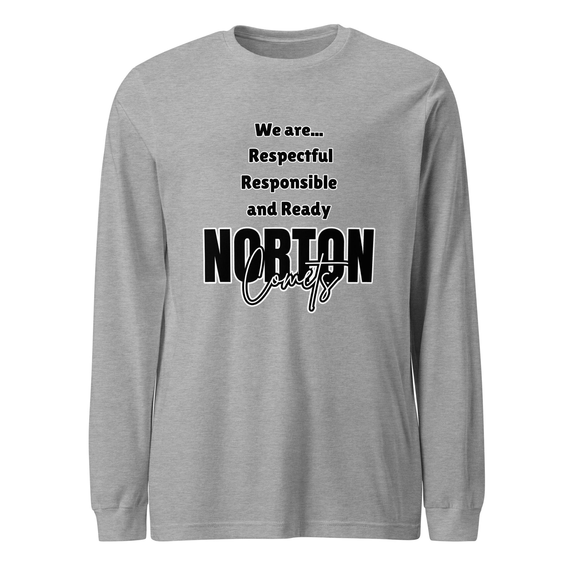 Performance | Long Sleeve Tee | Norton Elementary School | We are... Logo