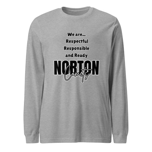 Performance | Long Sleeve Tee | Norton Elementary School | We are... Logo