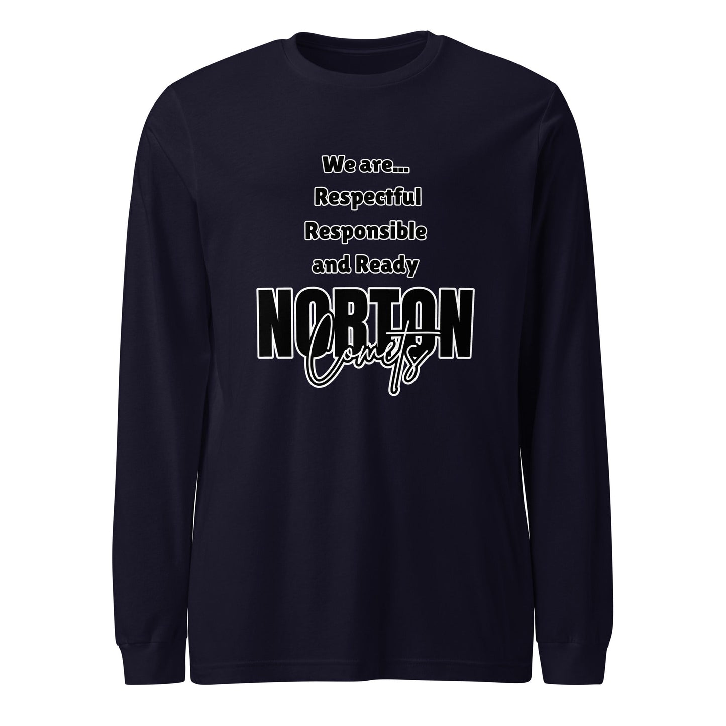 Performance | Long Sleeve Tee | Norton Elementary School | We are... Logo