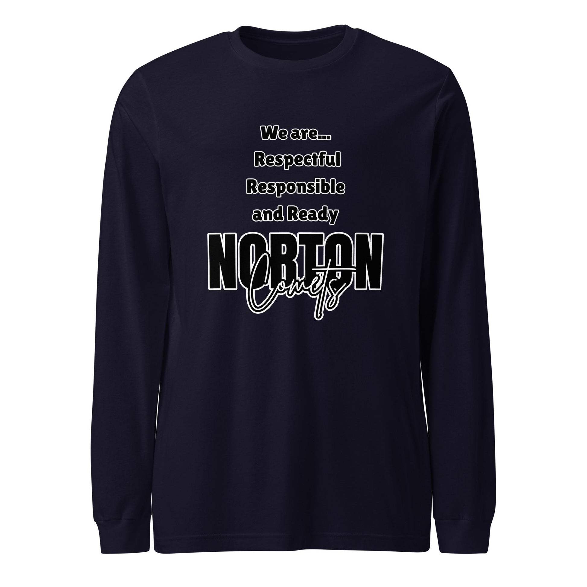 Performance | Long Sleeve Tee | Norton Elementary School | We are... Logo