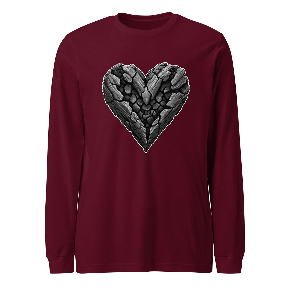 Performance | Long Sleeve Tee | Obsidian Heartbeat | Emblem Logo