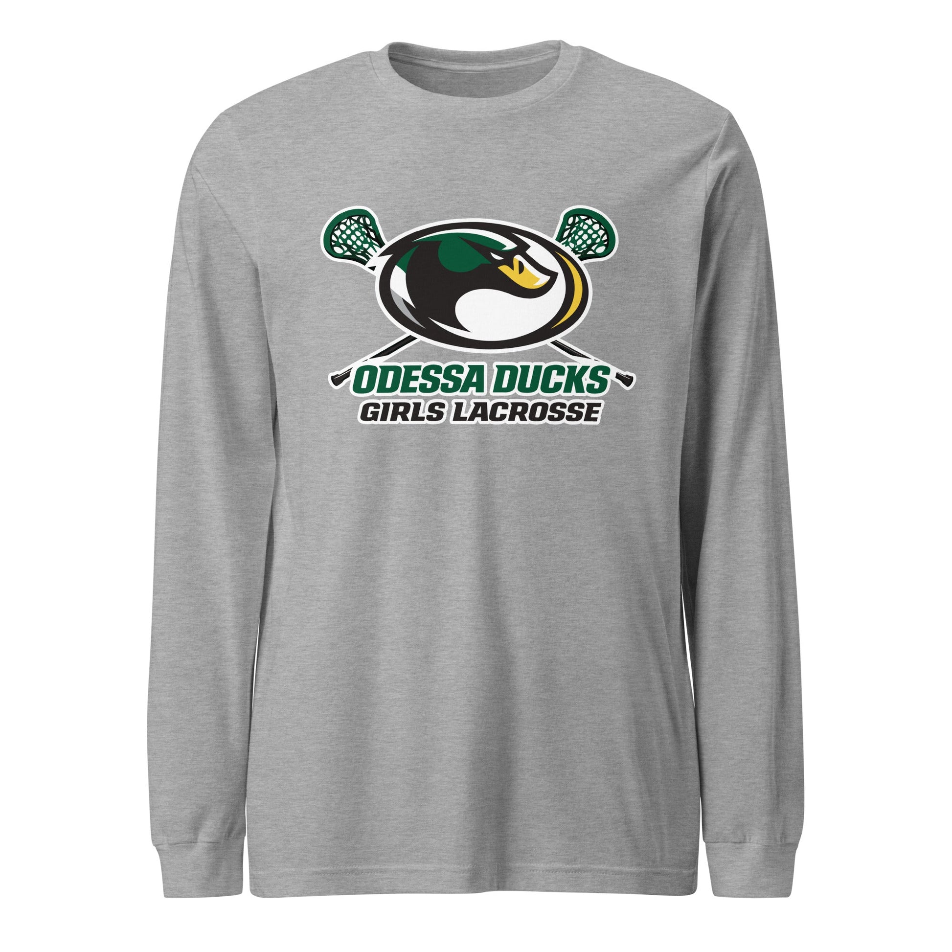 Performance | Long Sleeve Tee | Odessa Girls Lacrosse | Duck Sticks Logo