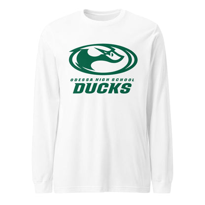 Performance | Long Sleeve Tee | Odessa Girls Lacrosse | Ducks Green Logo