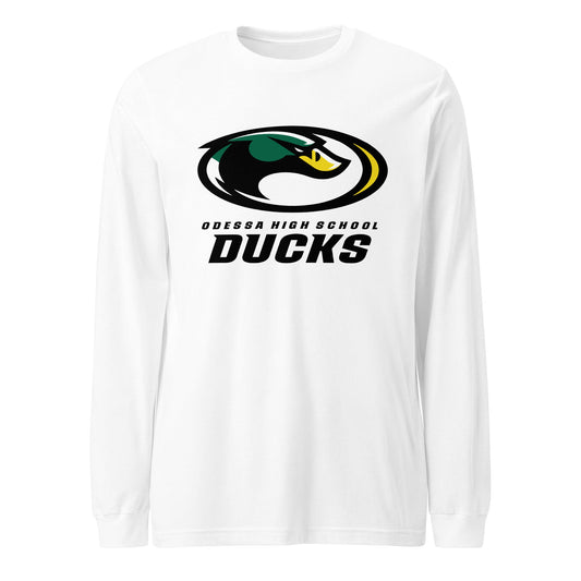 Performance | Long Sleeve Tee | Odessa Girls Lacrosse | ODH Ducks Logo