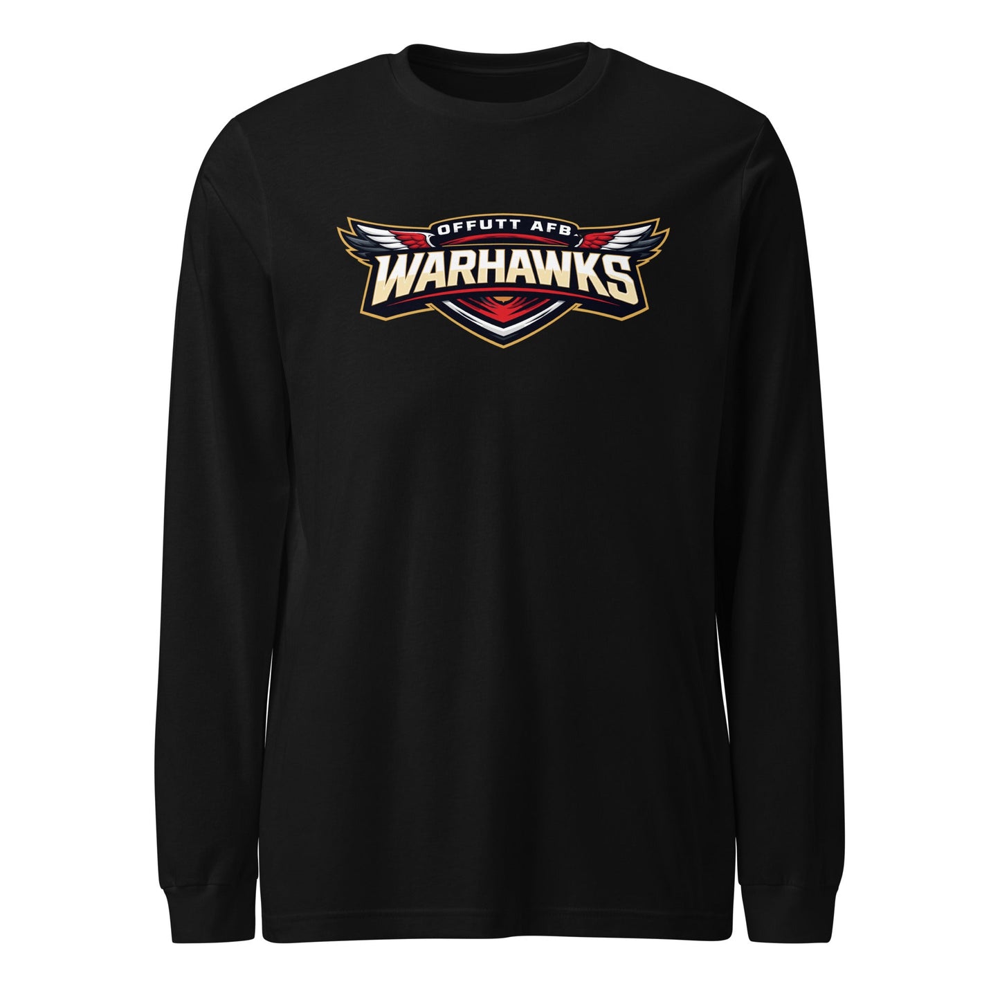 Performance | Long Sleeve Tee | Offutt AFB Warhawks | Mark Logo