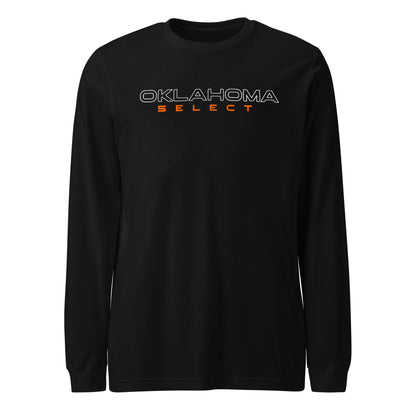 Performance | Long Sleeve Tee | Oklahoma Select Ball | Modern Script Logo