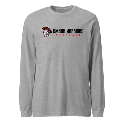 Performance | Long Sleeve Tee | Omaha Warriors | Script Logo