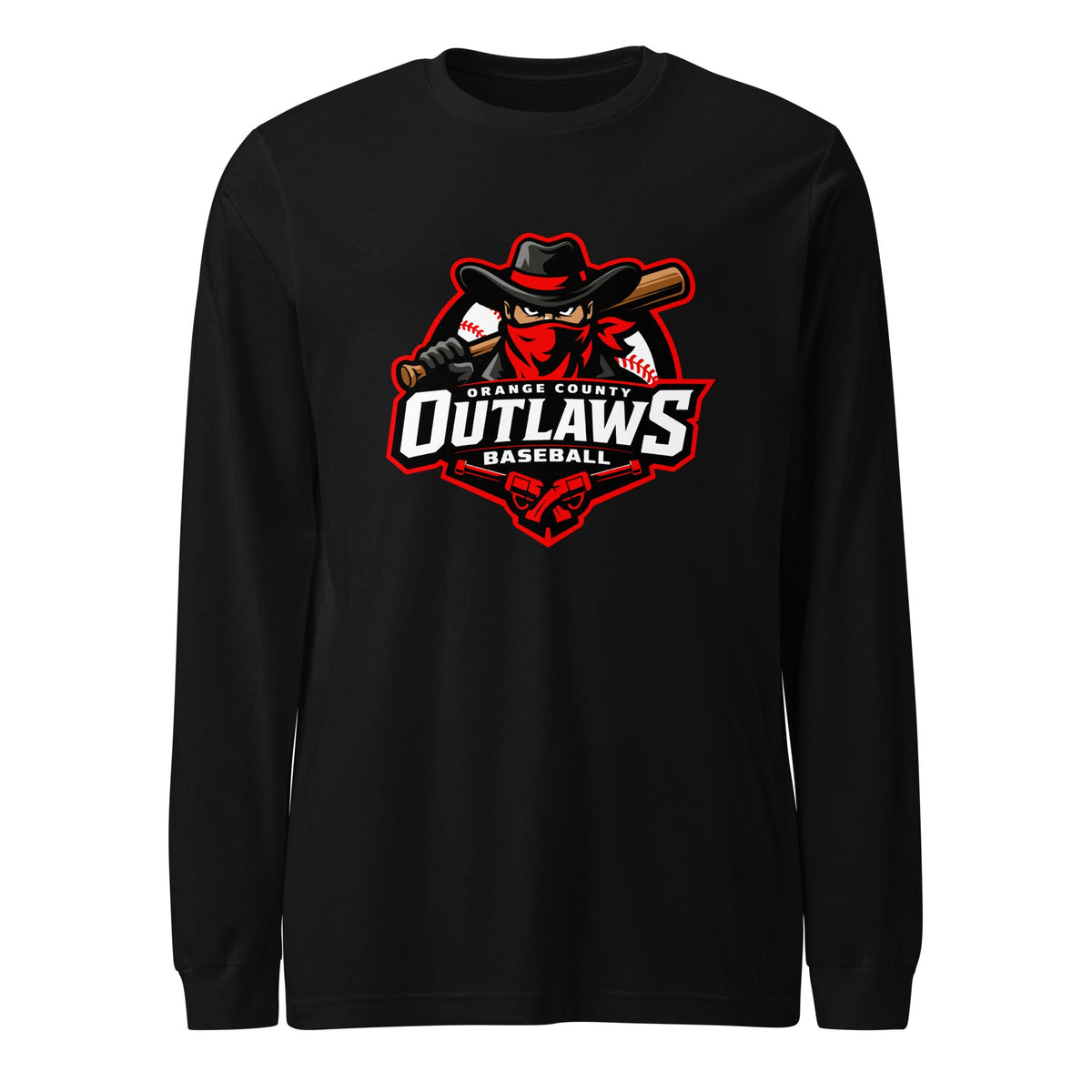 Performance | Long Sleeve Tee | Orange County Outlaws | Emblem Logo