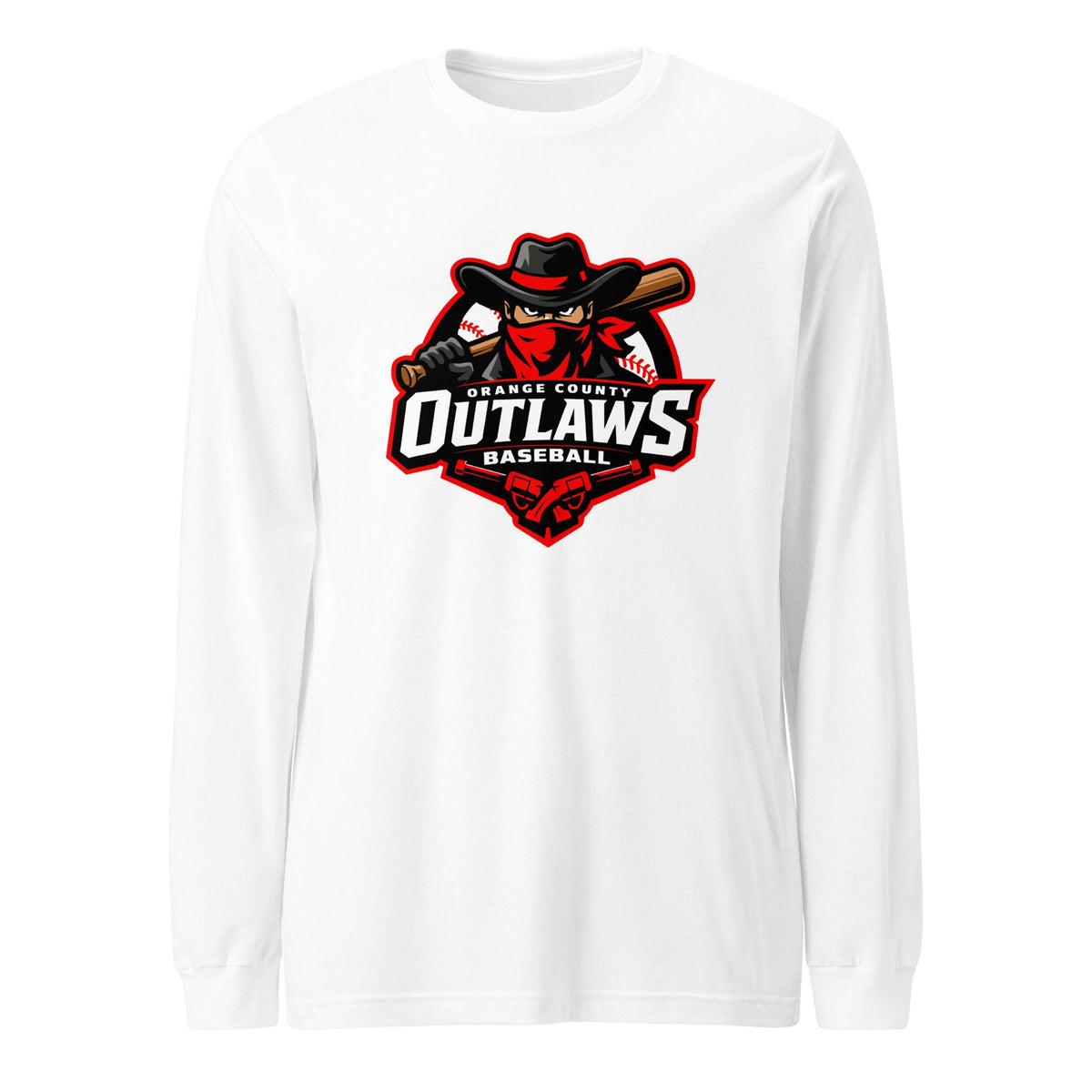 Performance | Long Sleeve Tee | Orange County Outlaws | Emblem Logo