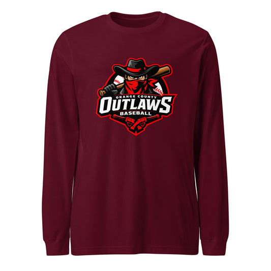 Performance | Long Sleeve Tee | Orange County Outlaws | Emblem Logo