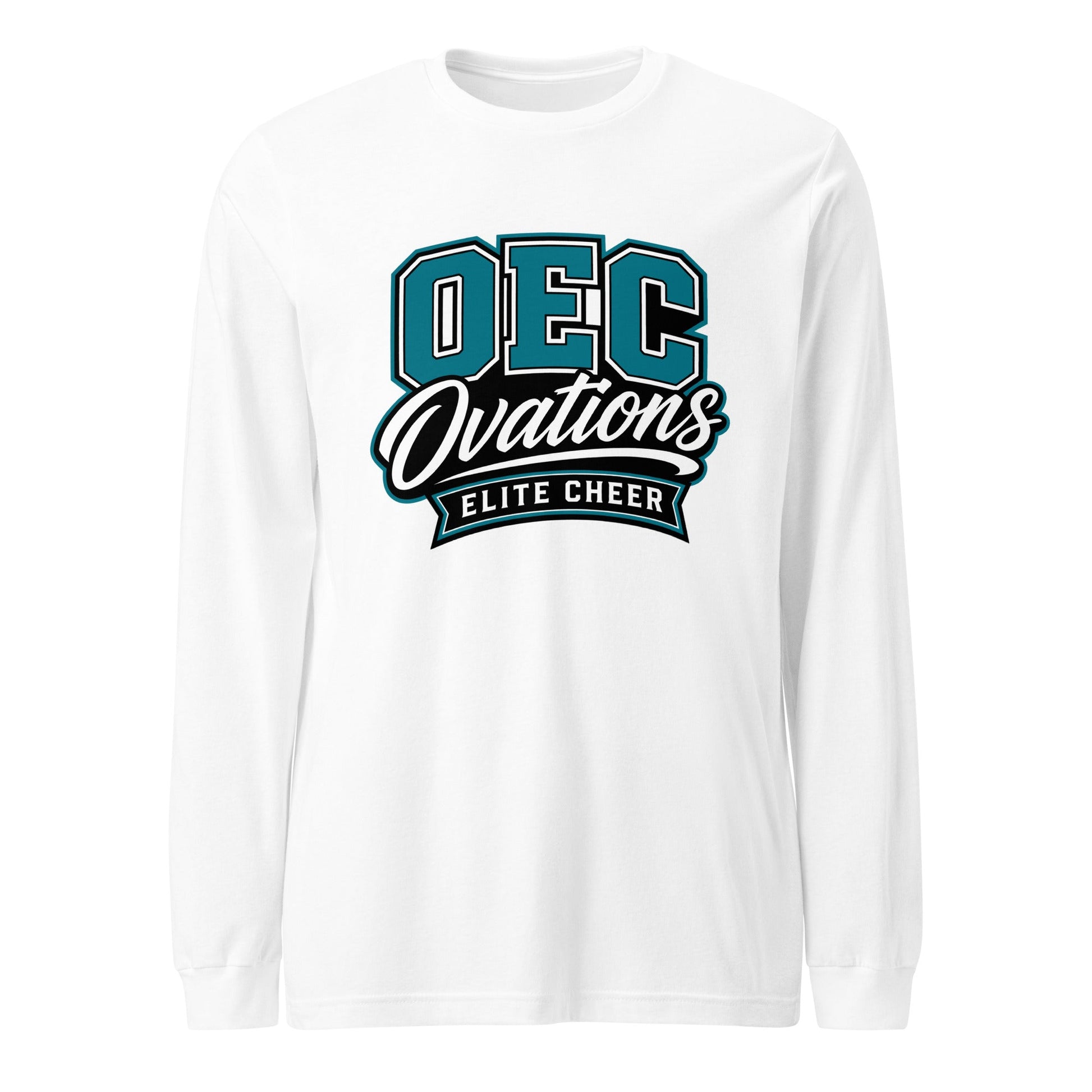 Performance | Long Sleeve Tee | Ovations Elite Cheer | Crest Logo
