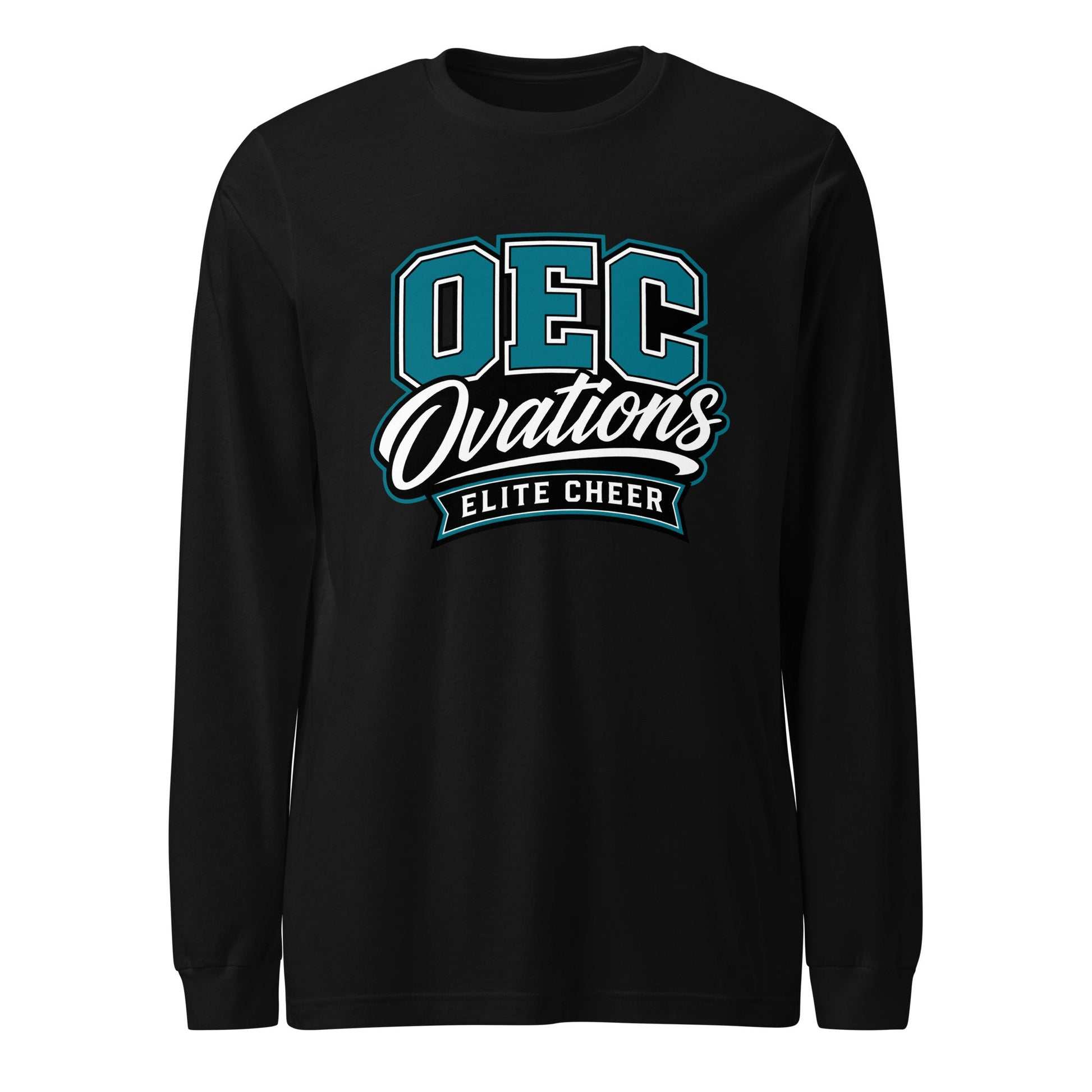 Performance | Long Sleeve Tee | Ovations Elite Cheer | Crest Logo