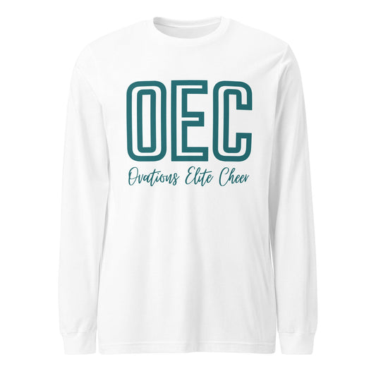 Performance | Long Sleeve Tee | Ovations Elite Cheer | Script Logo