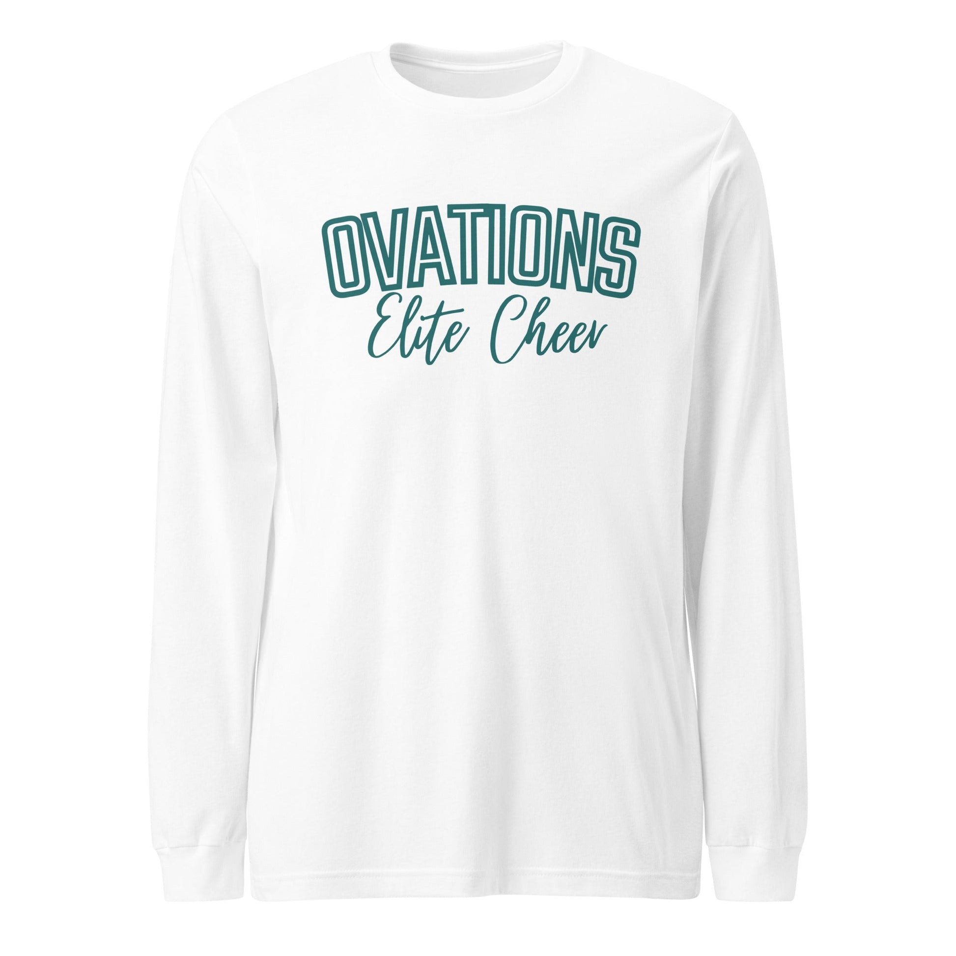 Performance | Long Sleeve Tee | Ovations Elite Cheer | Vanguard Logo