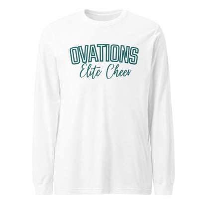 Performance | Long Sleeve Tee | Ovations Elite Cheer | Vanguard Logo
