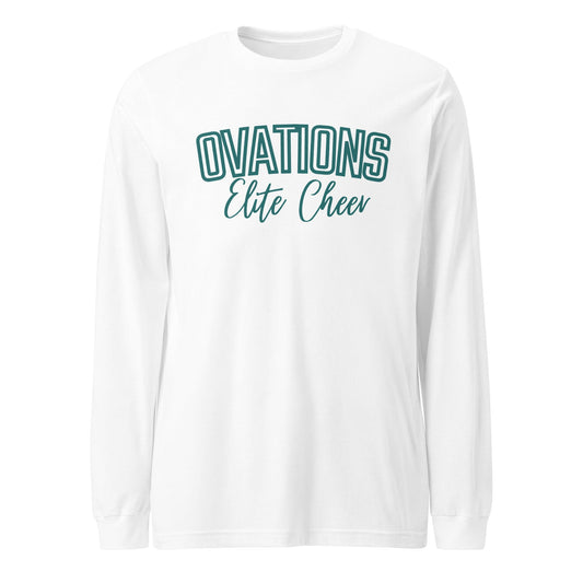 Performance | Long Sleeve Tee | Ovations Elite Cheer | Vanguard Logo