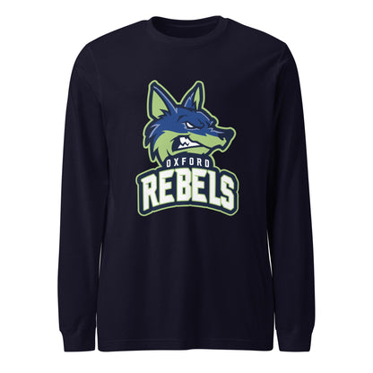 Performance | Long Sleeve Tee | Oxford Rebels 12U | Mascot Logo