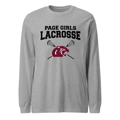 Performance | Long Sleeve Tee | Page Middle Girls Lacrosse