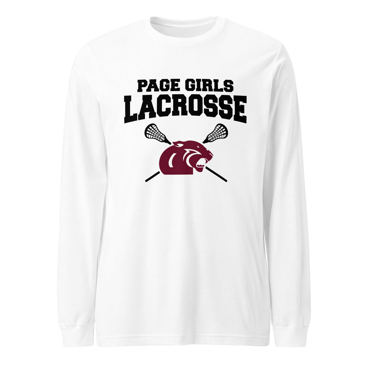 Performance | Long Sleeve Tee | Page Middle Girls Lacrosse