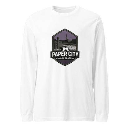 Performance | Long Sleeve Tee | Paper City Futbol Academy | Vanguard Shield Logo