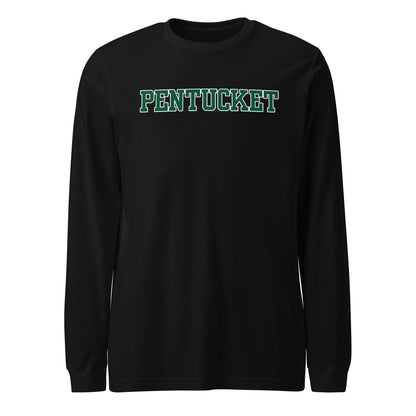 Performance | Long Sleeve Tee | Pentucket Youth Football and Cheer | Script Logo