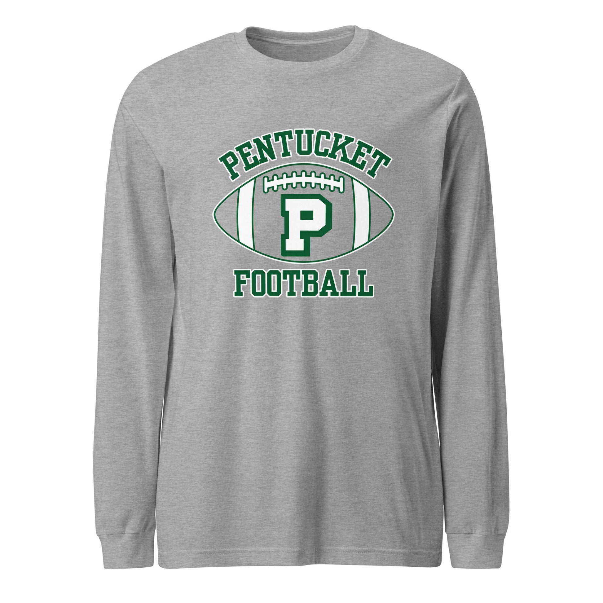 Performance | Long Sleeve Tee | Pentucket Youth Football and Cheer | Varsity Badge Logo