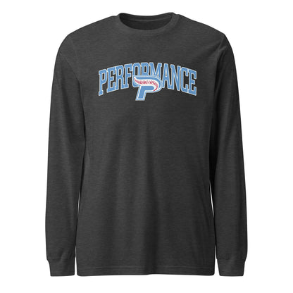Performance | Long Sleeve Tee | Performance Baseball | Script Logo