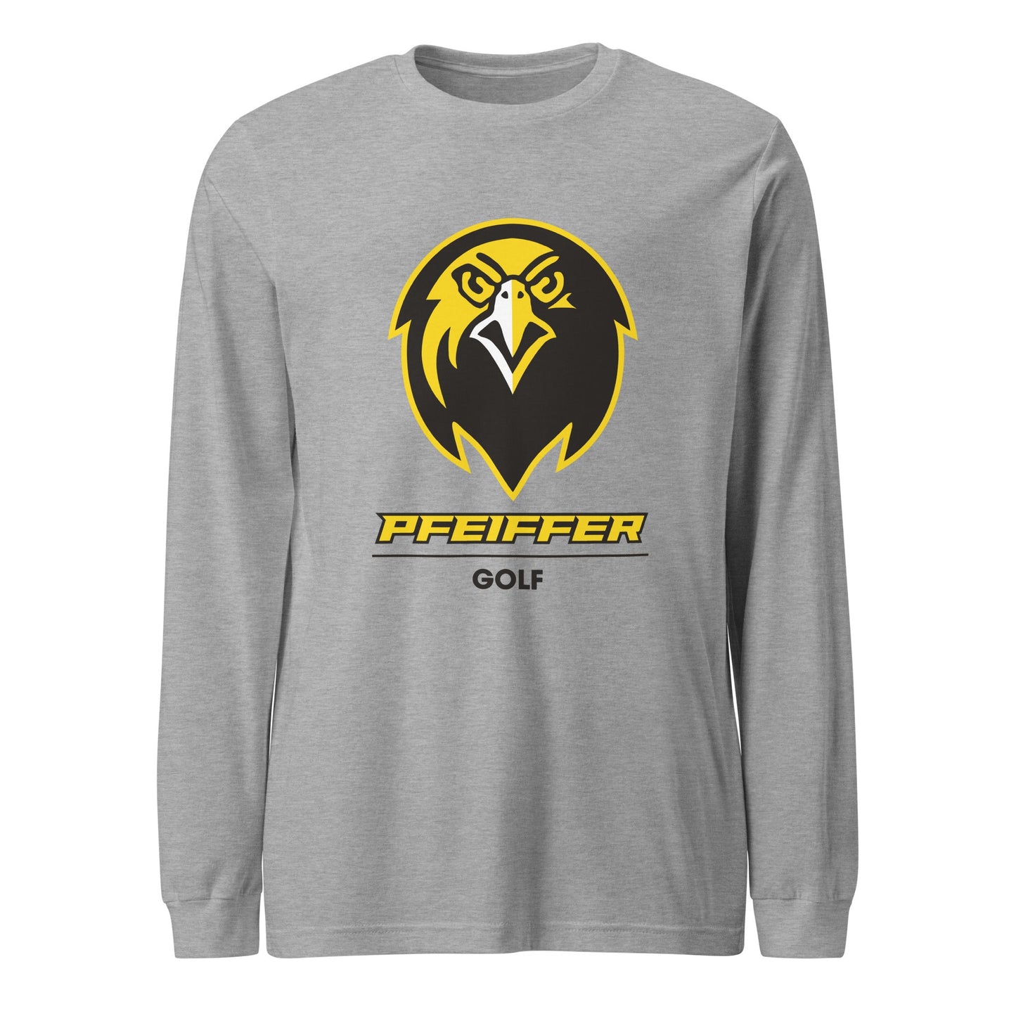 Performance | Long Sleeve Tee | Pfeiffer University Golf | Falcon Logo