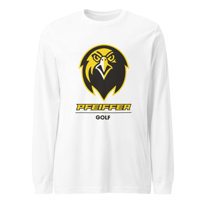Performance | Long Sleeve Tee | Pfeiffer University Golf | Falcon Logo