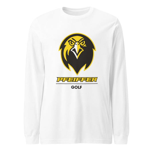 Performance | Long Sleeve Tee | Pfeiffer University Golf | Falcon Logo